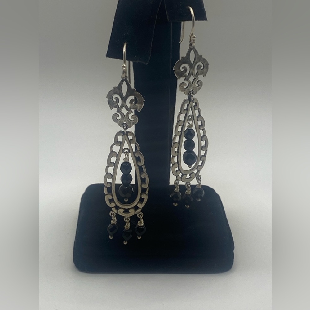 ⭐️SILPADA⭐️ SS Chandelier Earrings w/Agate Beads